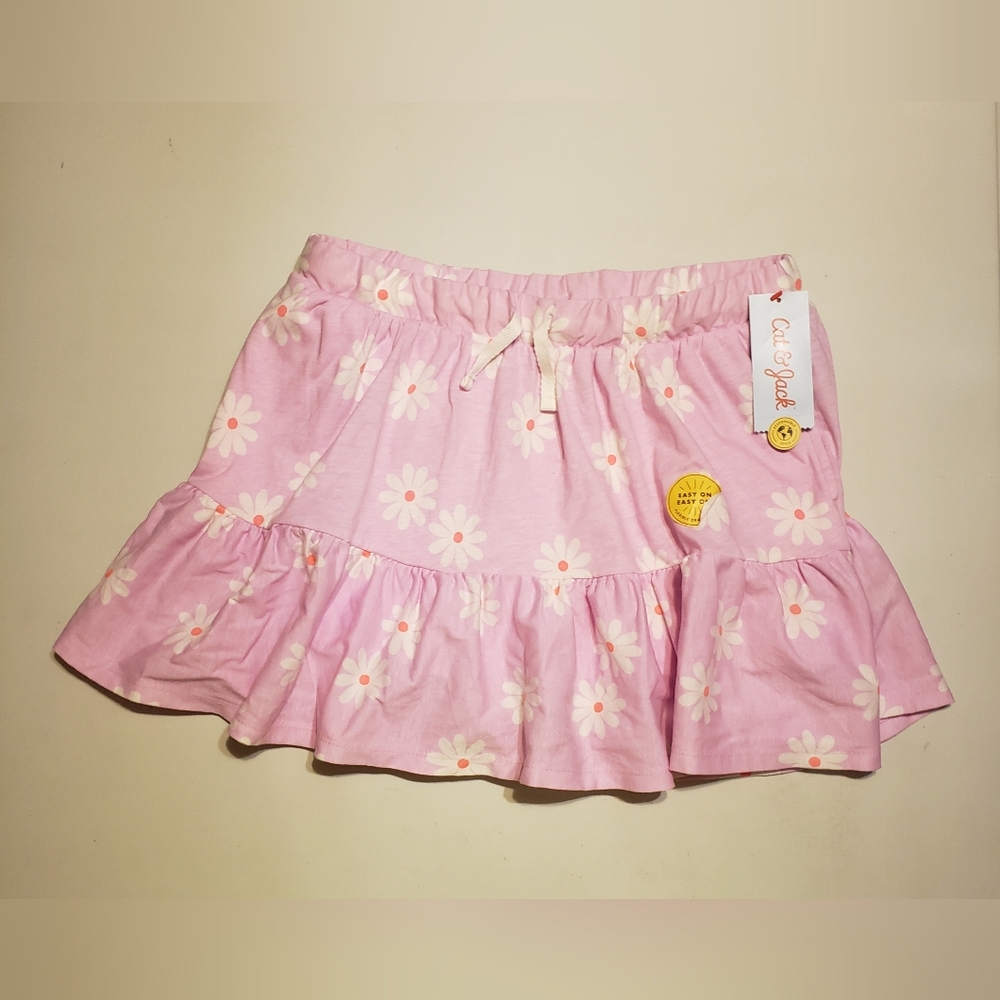 Cat & Jack Light Pink Daisy Skirt